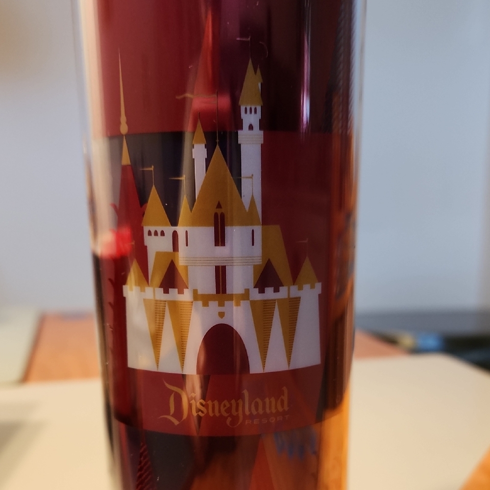 Disneyland Red and Gold Thermos